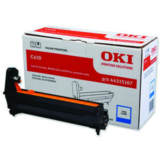 Oki C610 Cyan Original Imaging Drum (44315107) 